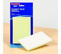 SupaDec Fine Fibre Paint Pad Refill 150mm X 100mm 6X4 Inch Decorating Cutting In Edging