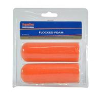 SupaDec Flocked Foam Roller Pack of 2 in Orange SupaDec Orange