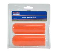 SupaDec Flocked Foam Rollers 4" / 100mm - Pack of 2 | Foam Paint Rollers Ideal for Gloss & Satin Paints on Smooth Surfaces | Zero Pile Shed - Superior Finish