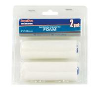 SupaDec Foam Mini Roller Pack of 2 in White SupaDec White