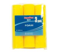SupaDec Foam Paint Roller Refills 9" / 255mm - Pack of 3 | Replacement Paint Rollers Refill for Smooth Surfaces | Ideal for Emulsion Paints | Durable & Easy to Install