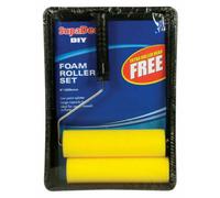 SupaDec Foam Paint Roller Set in Yellow SupaDec Yellow