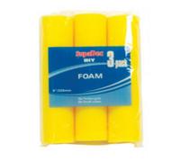 Supadec Foam Roller Refills Pack Of 3 - 9 Inch, 255mm - Medium Density Refills - Paint Roller Refill For Smooth Paint Finishes