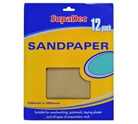 SupaDec General Purpose Sandpaper Pack 12 Assorted