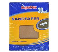 SupaDec General Purpose Sandpaper Pack 30 Coarse S2