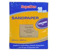 SupaDec General Purpose Sandpaper Pack 30 Extra Coarse 2.5