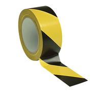 Supadec Hazard Warning Tape Yellow/black (50mm)