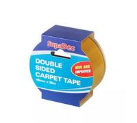 Supadec Heavy Duty Double Sided Carpet Tape 48mm X 25M - Strong Adhesive - Joint Seal Roll For Flooring - Strong Adhesive Tape