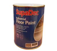 Supadec Industrial Floor Paint Light Grey, 1L - Fast Drying Interior & Exterior Paint For Concrete - Masonry & Cement Floors