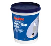 SupaDec Lightweight Deep Gap Filler - 500ml | Single Application Filler for Large Cracks & Holes | Quick-Drying - Over-Paintable in 30 Minutes | Smooth - Easy-Sanding Finish | Shrink & Crack Resistant