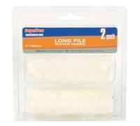 SupaDec Long Pile Mini Roller Pack of 2 in White SupaDec White