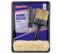 SupaDec Masonry Paint Roller Set in True Black SupaDec True Black
