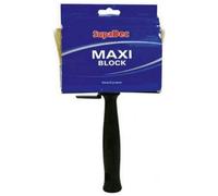 Supadec Maxi Block Paint & Paste Brush 40mm X 140mm - All-Purpose Wall Paint Brush For Emulsion & Decorating Applications