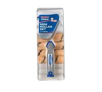 SupaDec Mini Paint Roller Set (Pack of 11) in Mid Blue SupaDec Mid Blue
