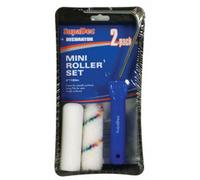 SupaDec Mini Paint Roller Set (Pack of 4) in Blue SupaDec Blue