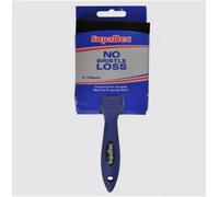 Supadec No Bristle Loss Angled Paint Brush 4 Inch - 100mm - Multi-Purpose Wall & Trim Paint Brush For Emulsion - Gloss & Varnish