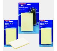 SupaDec Paint Pad With Handle And 2 Refill Pads Painting Pad 6X4 Inch