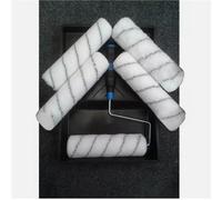 Supadec Paint Roller & Tray Set With 5 Sleeves - Medium - Short & Long Pile Sleeves For Emulsion Paints - Roller & Tray Set