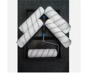 Supadec Paint Roller & Tray Set With 5 Sleeves - Medium - Short & Long Pile Sleeves For Emulsion Paints - Roller & Tray Set