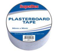 Supadec Plasterboard Joint Tape - Crack Repair & Reinforcement Jointing Tape For Walls & Ceilings - 50mm X 90M