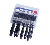 SupaDec Polyester Brush Set (10 Pack) in Black SupaDec Black