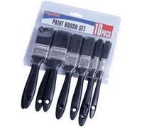 Supadec Polyester Paint Brush 10 Pcs Set - Multi-Purpose Paint Brushes For Walls - Ceilings - Furniture & Paste Application