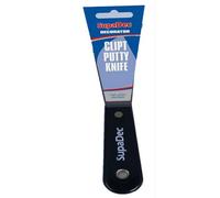 Supadec Professional Decorator Clip Putty Tool - High Carbon Polished Steel Blade With Plastic Handle