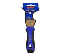Supadec Professional Soft Grip 5-In-1 Painters Tool - Scraper - Lid Lever - Roller Cleaner - Raker & Draw Scraper