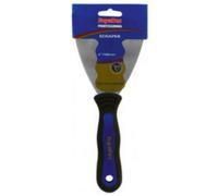 Supadec Professional Soft Grip Paint Scraper 4 Inch, 100mm - Durable Decorators Scraper With Comfort Grip Handle