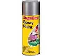 SupaDec Silver Spray Paint 400Ml