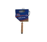 SupaDec Smooth 9" Paint Roller Cage Frame with Wooden Handle