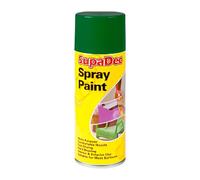 SupaDec Spray Paint, Multi-Purpose, Quick Dry Aerosol, Smooth Finish, High Coverage, Easy-to-Use DIY Paint for Home Improvement, Craft Projects & Decorative (Green, 400ml, Pack of 1)