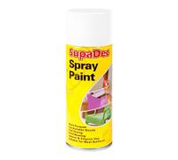 SupaDec Spray Paint, Multi-Purpose, Quick Dry Aerosol, Smooth Finish, High Coverage, Easy-to-Use DIY Paint for Home Improvement, Craft Projects & Decorative (Gloss White, 400ml, Pack of 1)