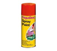 SupaDec Spray Paint, Multi-Purpose, Quick Dry Aerosol, Smooth Finish, High Coverage, Easy-to-Use DIY Paint for Home Improvement, Craft Projects & Decorative (Bright Red, 400ml, Pack of 1)