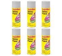 SupaDec Spray Paint, Multi-Purpose, Quick Dry Aerosol, Smooth Finish, High Coverage, Easy-to-Use DIY Paint for Home Improvement, Craft Projects & Decorative (Grey Undercoat, 400ml, Pack of 6)