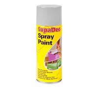 SupaDec Spray Paint, Multi-Purpose, Quick Dry Aerosol, Smooth Finish, High Coverage, Easy-to-Use DIY Paint for Home Improvement, Craft Projects & Decorative (Grey, 400ml, Pack of 1)