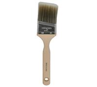 Supadec Synthetic Angled Long Handle Paint Brush 2 Inch, 50mm - Precision Cutting-In Brush With Maple Handle For Superior Finish