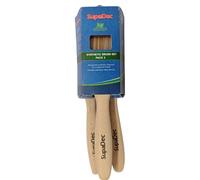 SupaDec Synthetic Paint Brush Set (Pack of 3) in Brown SupaDec Brown