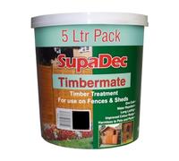 SupaDec Timbermate Timber Treatment - Green, 5L | Shed & Fence Wood Treatment | One-Coat - Water-Repellent - Long-Lasting Protection | Timber Treatment One Coat Suitable for Gardens - Pets & Plants