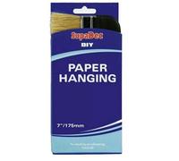 Supadec Wallpaper Hanging Brush 7 Inch 175mm - Pure Bristle Paperhanging Brush With Stainless Steel Ferrule For Smooth Application