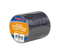 Supadec Waterproof Cloth Tape Black (4.5M X 48mm)
