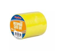 Supadec Waterproof Cloth Tape Yellow, 48mm X 4.5M - Heavy Duty Self-Adhesive Gaffer Tape For Repairs - Sealing & Diy Use