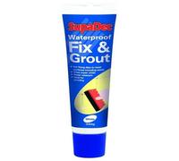 Supadec Waterproof Tile Fix & Grout White, 330G - Ready-Mixed Adhesive & Grout For Kitchen & Bathroom Tiles - Tile Fixing Adhesive