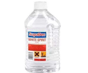 SupaDec White Spirit 2L Turps Paint Thinner Premium Quality Paint Organic Solvent Brush Cleaner 2 litres Stain Remover Liquid for Stripping Paint & Cleaning Paint Brushes