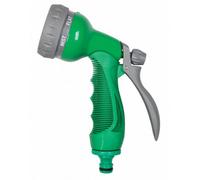 Supagarden 7 Dial Heavy Duty Hose Spray Gun Green/grey (One Size)