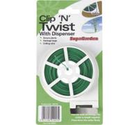 Ambassador by SeidelSchatz Plant Tie Clip N Twist Coiling Wire with Dispenser 30M
