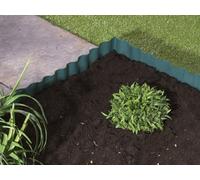 Supagarden Small Green Plastic Lawn Edging Border 12Cm X 6M