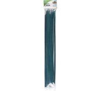 SupaGarden Support Canes 4.5/5mm Diameter x 60cm Green Split Canes Plant Support