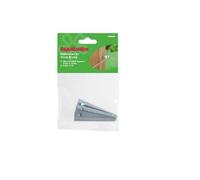 SupaGarden Vine Eyes (Pack of 6) Hammer In Vine Screw Eyes Zinc Plated