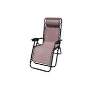 Supagarden Zero Gravity Folding Garden Chair Blush (One Size)